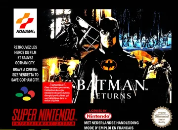 Batman Returns (Europe) box cover front